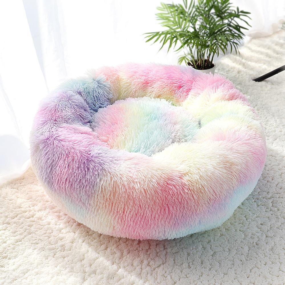 Panier corbeille donut pour chien chat moelleux cocooning