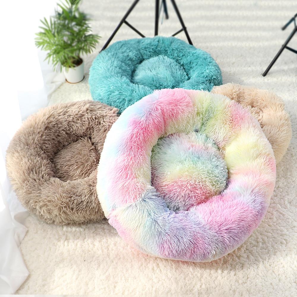 Panier corbeille donut pour chien chat moelleux cocooning