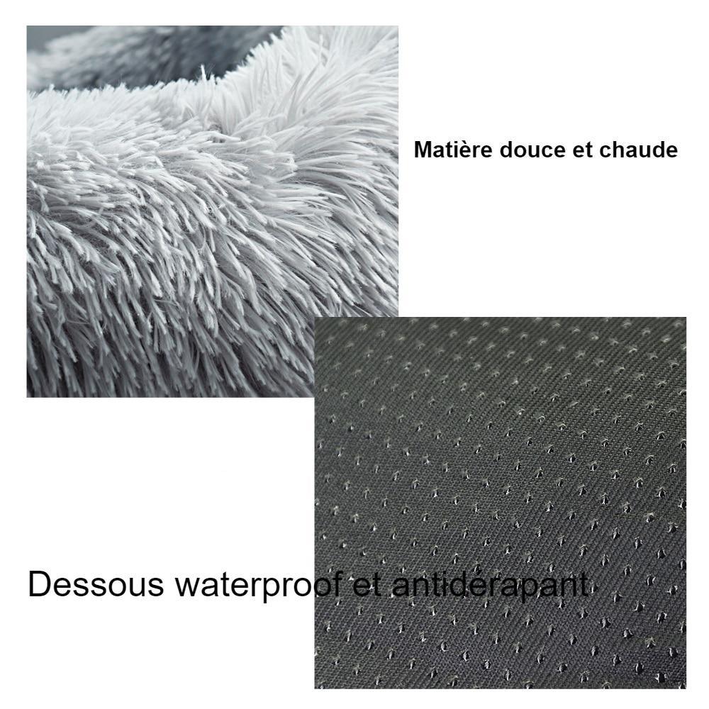 Panier corbeille donut pour chien chat moelleux cocooning