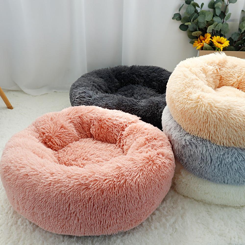 Panier corbeille donut pour chien chat moelleux cocooning