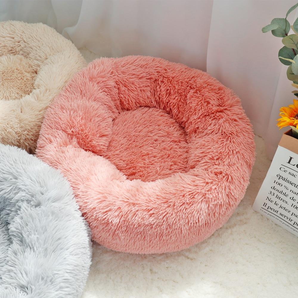 Panier corbeille donut pour chien chat moelleux cocooning